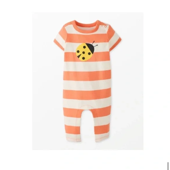 NWT Hanna Andersson Baby Graphic Romper 12-18M - Picture 1 of 6